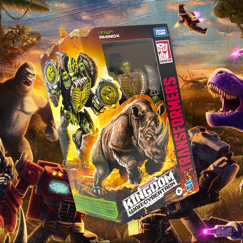 Transformers Beast Wars Kingdom War For Cybertron Collection Rhinox Figure
